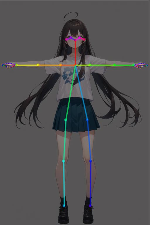 You have seen a cherrio t-pose but have you seen a noodle girl t-pose? :  r/danganronpa